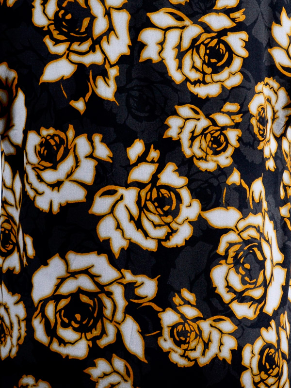 Блуза з принтом троянди B67